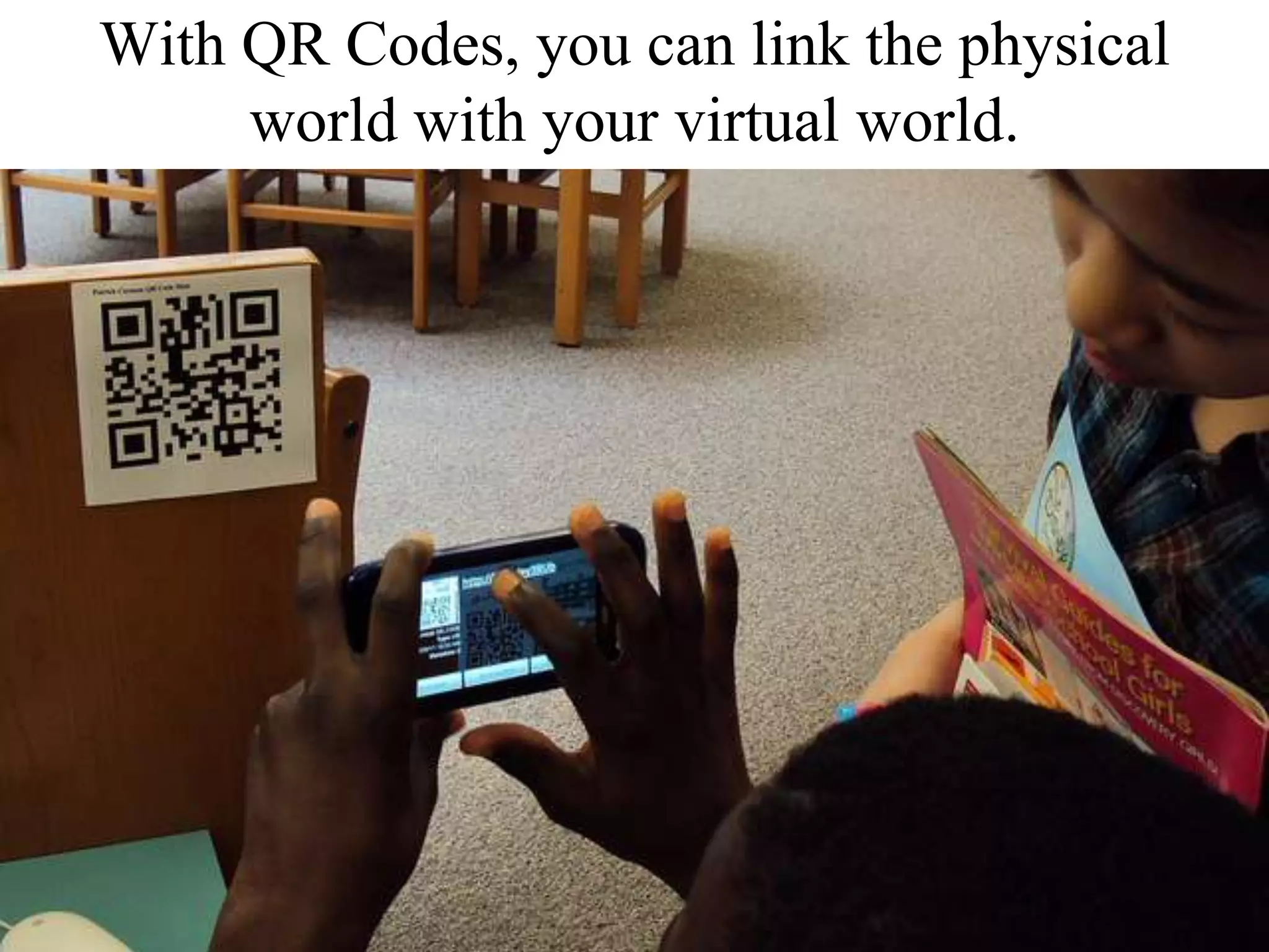 With QR Codes, you can link the physical world with your virtual world.