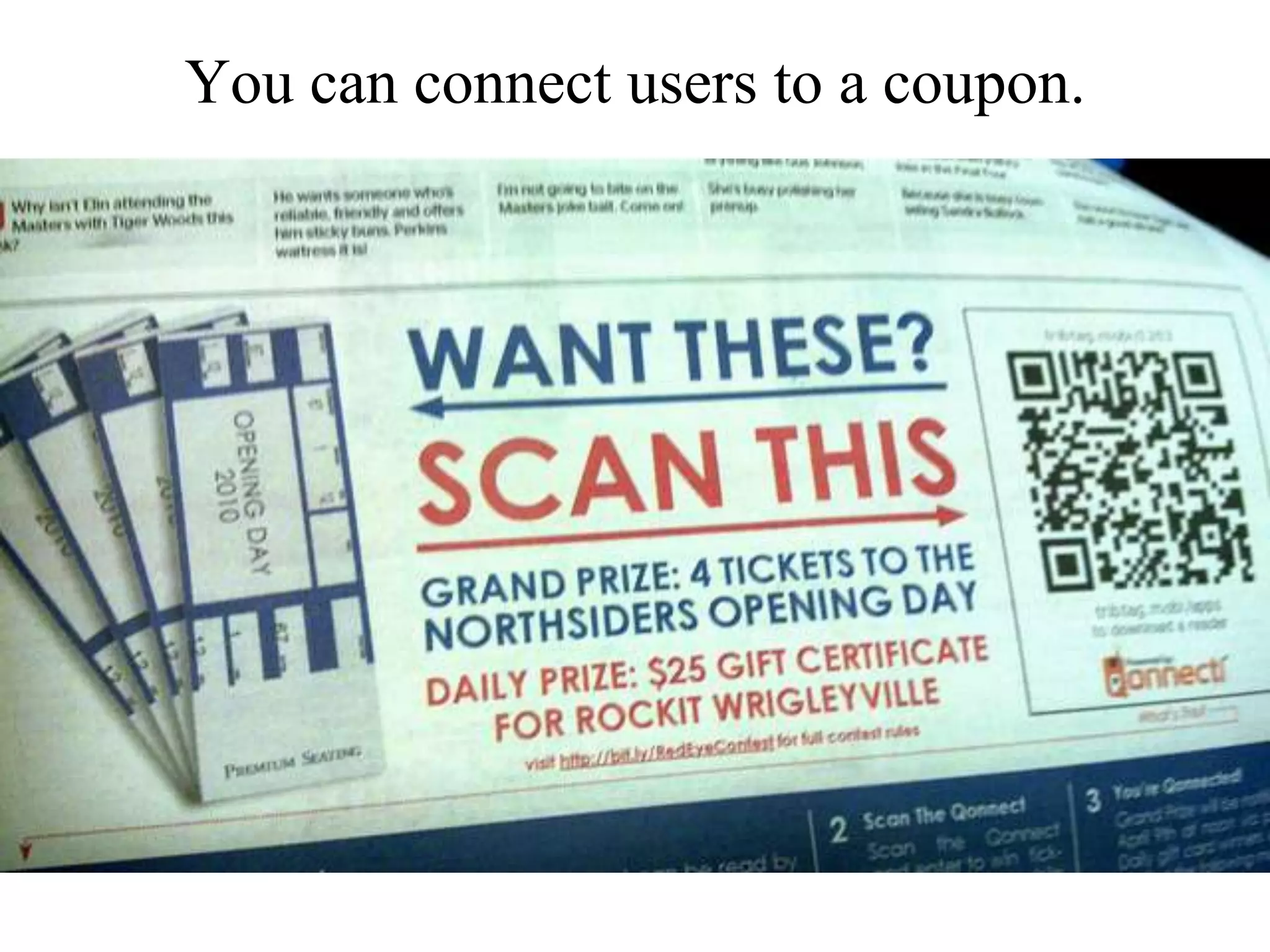 You can connect users to a coupon.