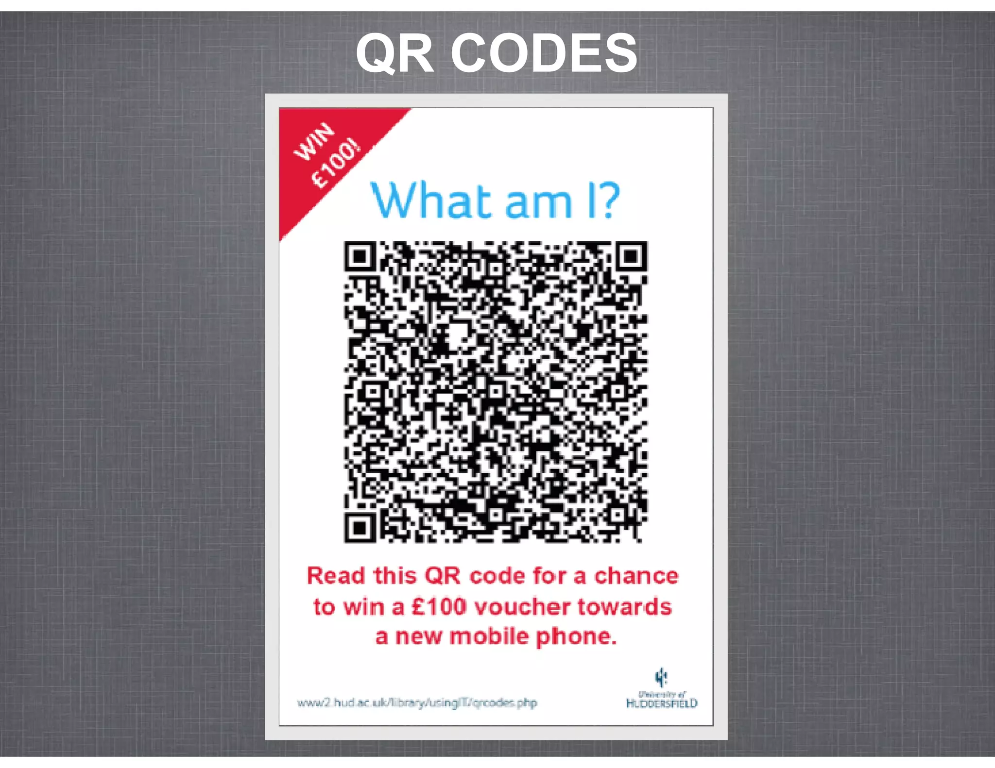 QR CODES
 