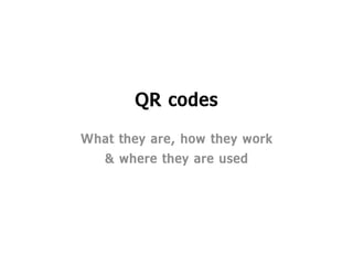 Qr Codes