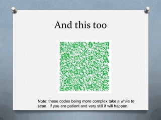 And this too

To be clear, once you scan the QR code in, if using a mobile device,
it goes into the history folder on the App.

 