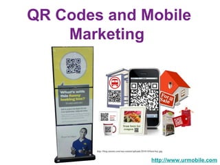QR Codes and Mobile Marketing  http://www.urmobile.com http://blog.oneims.com/wp-content/uploads/2010/10/best-buy.jpg 