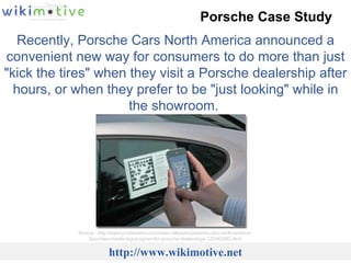 Qr Codes Auto Case Study By Wikimotive