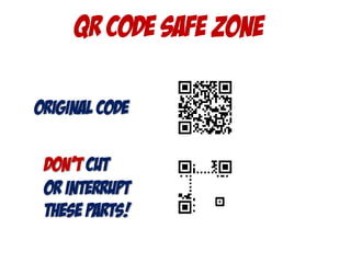 Qr code safe zone
Original code
Don’t cut
OR INTERRUPT
these parts!