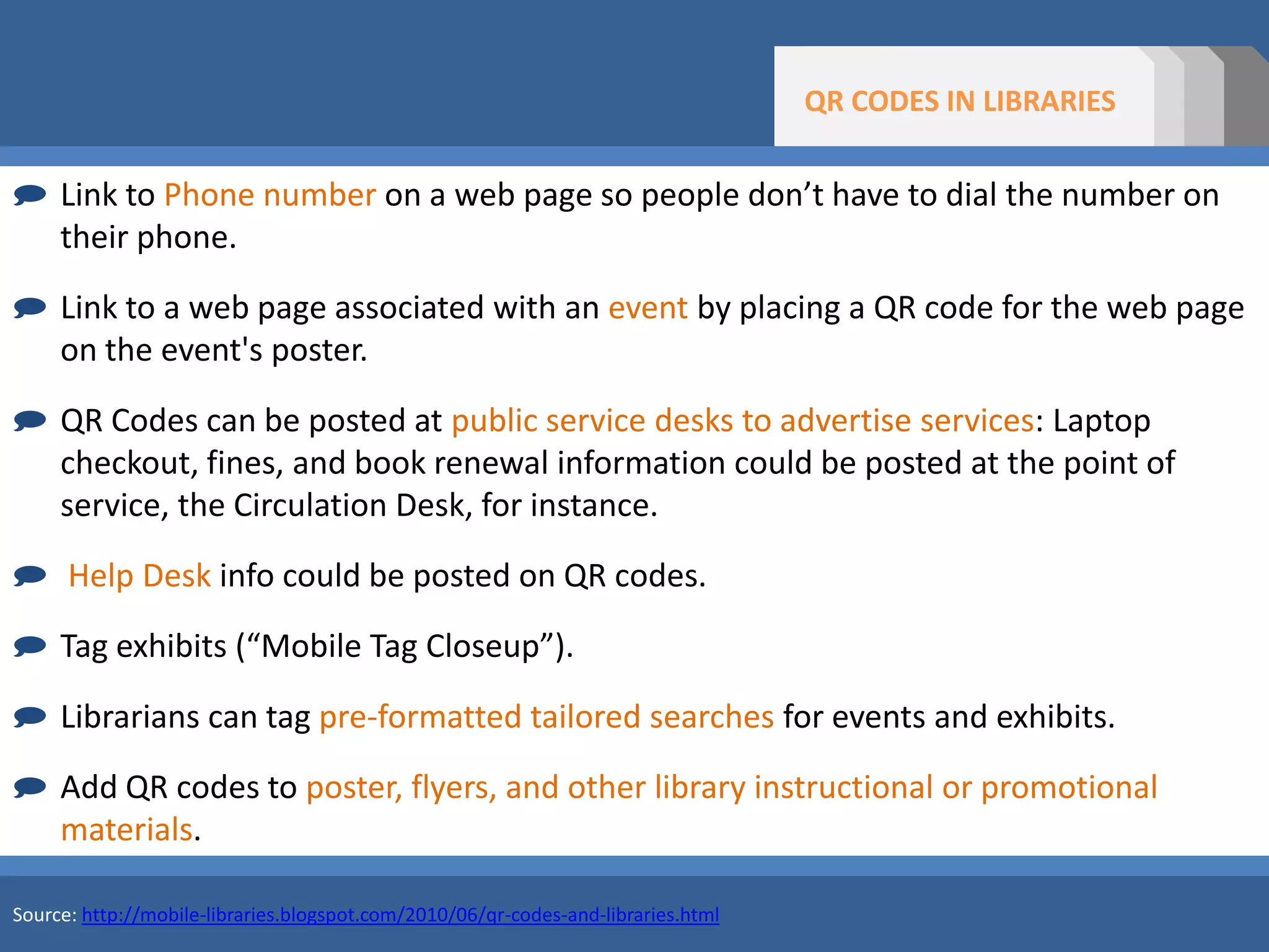 DIFFERENT APPLICATIONSLIVE BOOK (QR + Tweeter)C.A.O.S Project:Pages vivid content ephemeral, changing randomly every week. True sentences, coming from the virtual world, invading the real world through an enigmatic visual poetry.Open Source