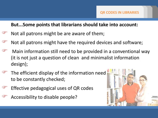 Qr codes & libraries | PPTX