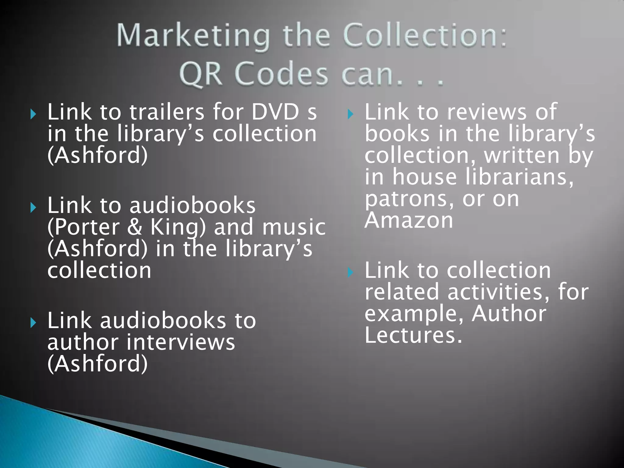 QR Codes presentation | PPTX