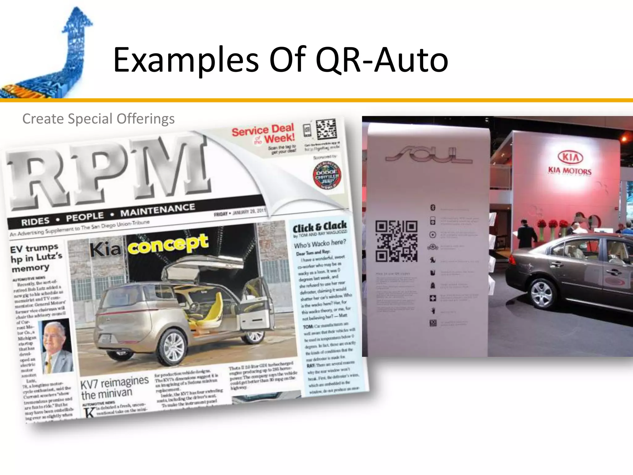 Examples Of QR-AutoCreate Special Offerings