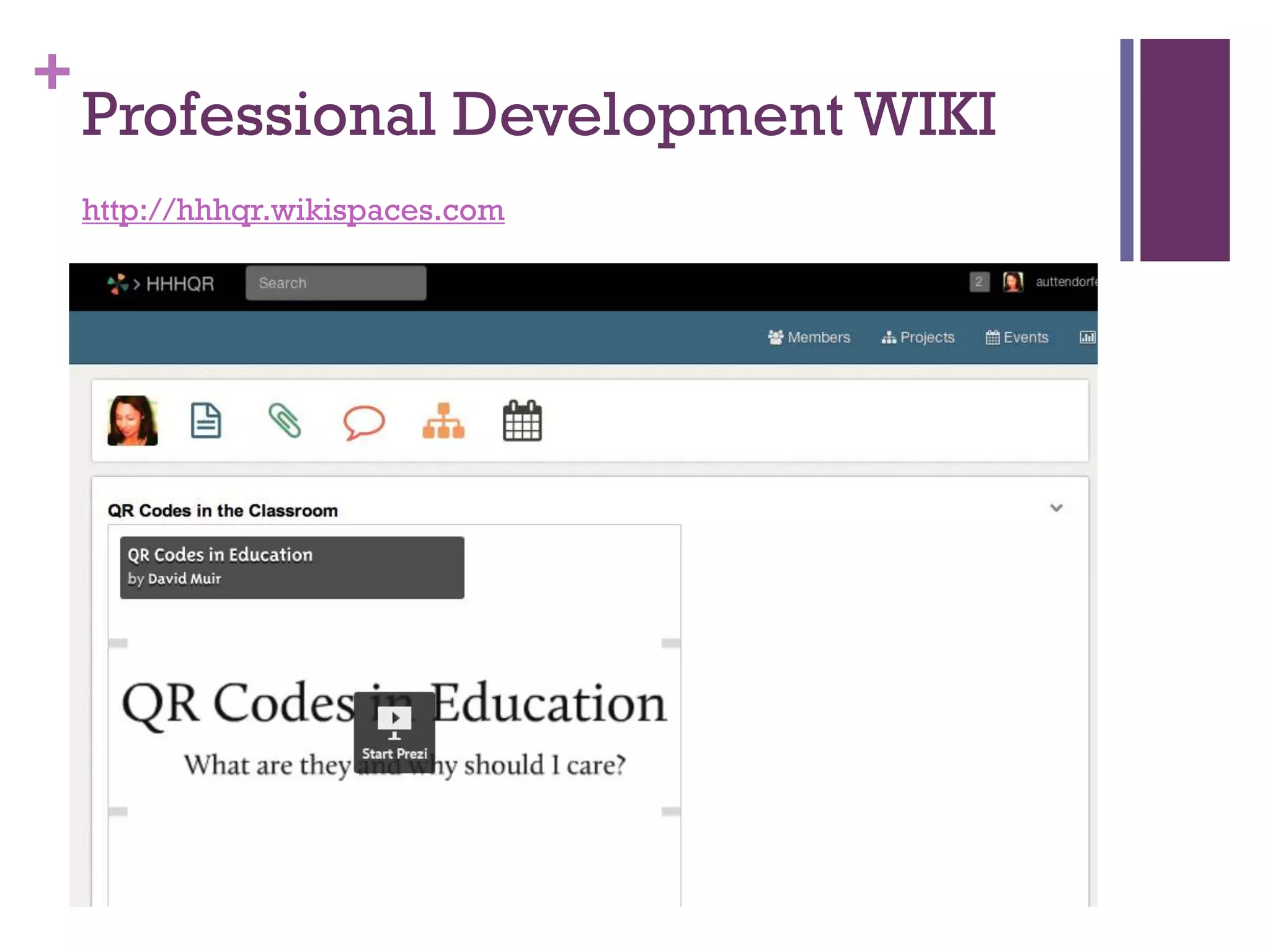 +

Professional Development WIKI
http://hhhqr.wikispaces.com

 