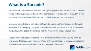 Qr codes vs. barcodes in inventory tracking
