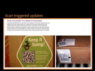 Scan triggered updates