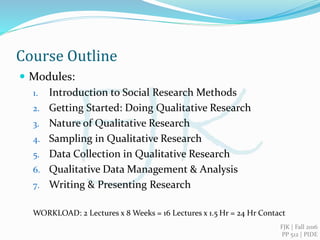 Qualitative Research Methods | PPTX