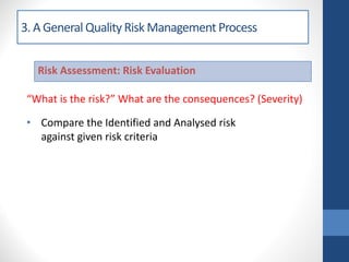 Quality Risk Management | PDF