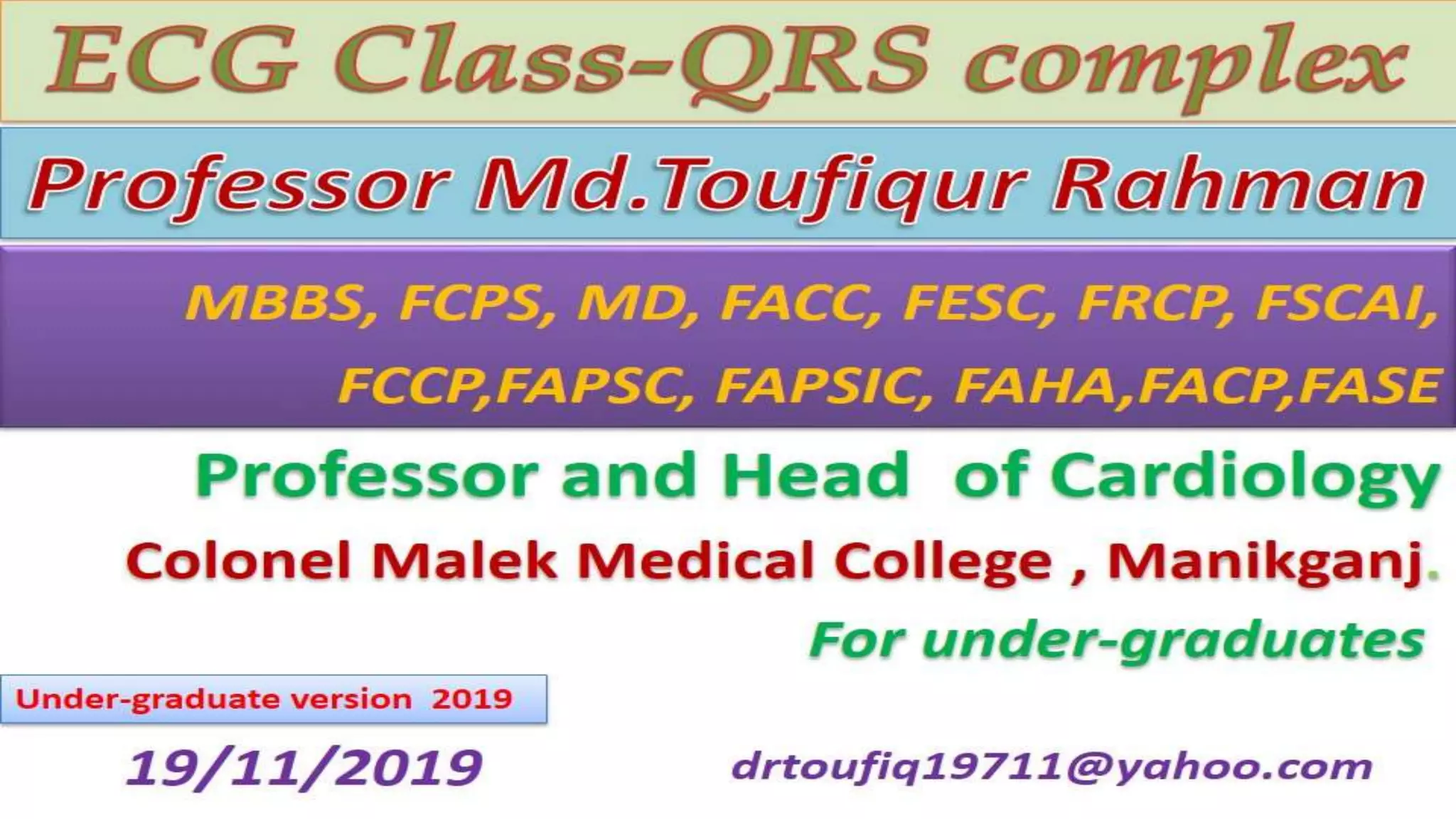 ECG -QRS complex | PPTX
