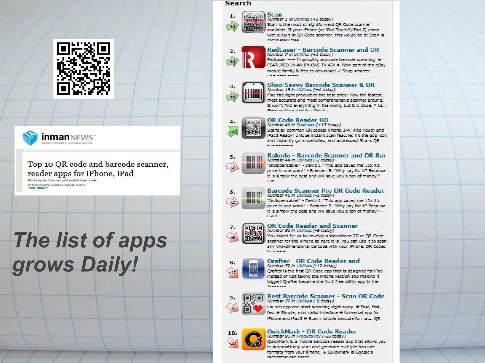 The list of apps  grows Daily! 