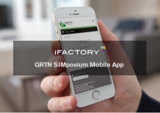 QRTN SIMposium Mobile App by iFactory