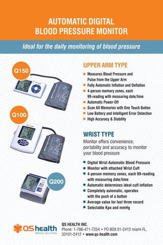 Qs health blood pressure monitors pdf