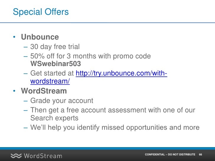 Unbounce coupon code