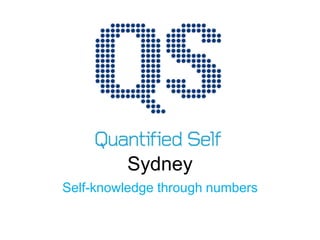 Sydney
Self-knowledge through numbers

 
