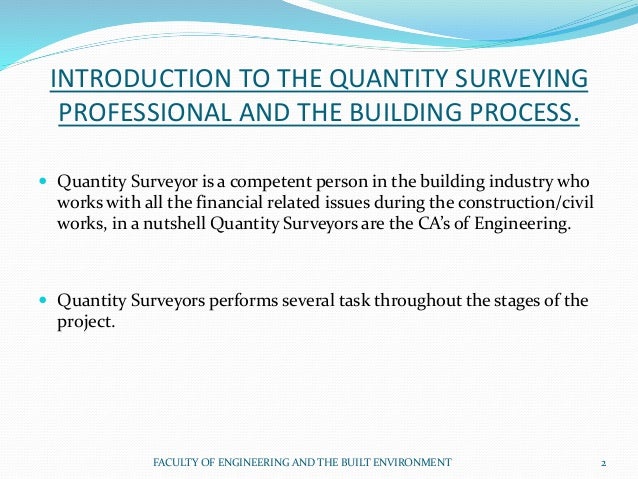 construction dissertation topics quantity surveying