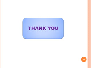 THANK YOU
23
 