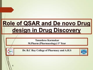 Tanushree Karmakar
M.Pharm (Pharmacology) 1st Year
1
Dr. B.C Roy College of Pharmacy and A.H.S
 