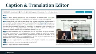 Caption & Translation Editor
 