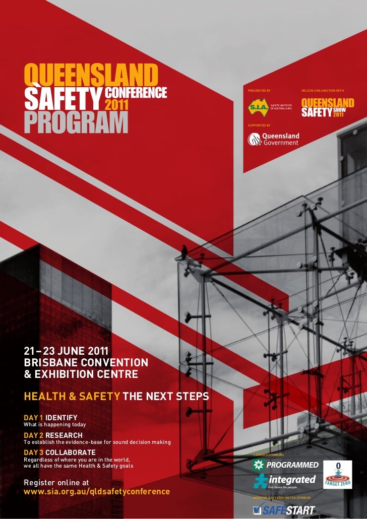 2011 QLD Safety Conference Program
