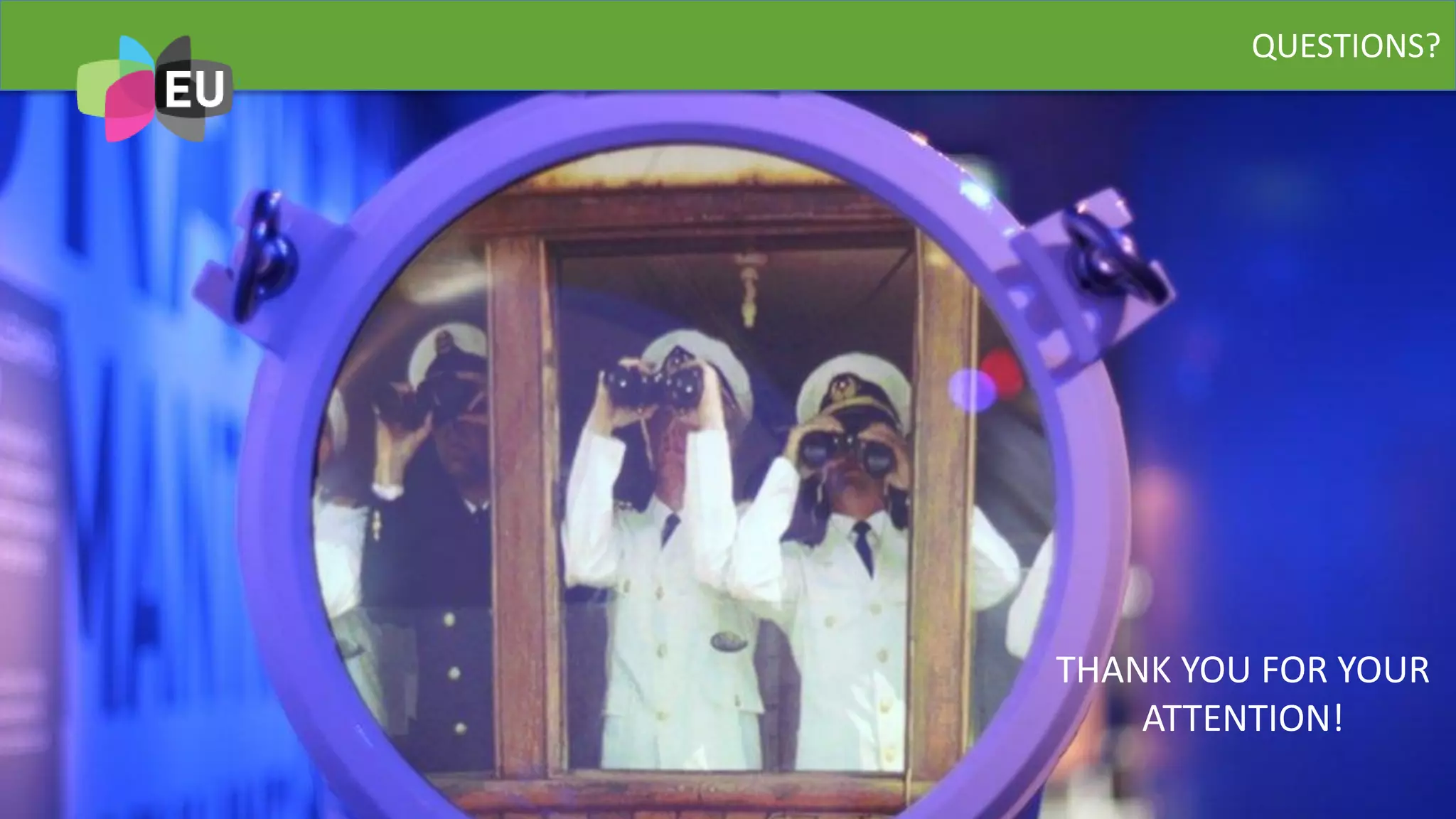 THANK YOU FOR YOUR
ATTENTION!
QUESTIONS?
 