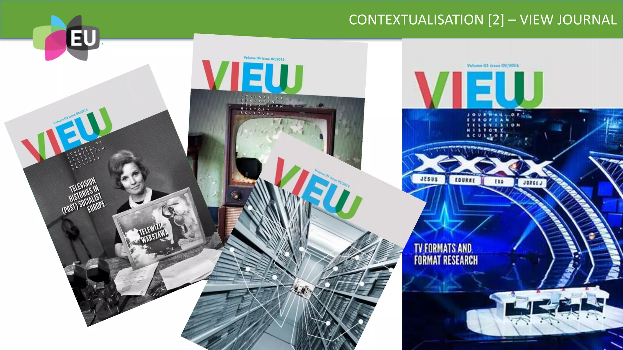 CONTEXTUALISATION [2] – VIEW JOURNAL
 