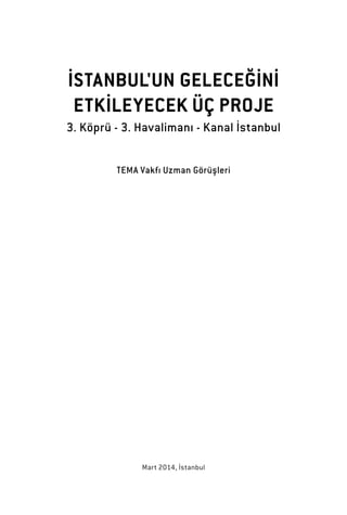 İstanbul'un Geleceğini Etkileyecek Üç Proje