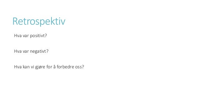 Erfaringer Og Tips Til Bedre Retrospektiver