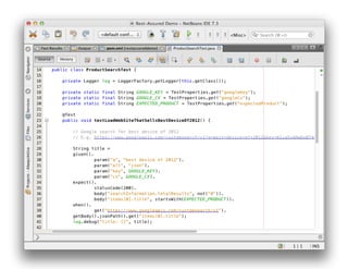 Testing Web Services