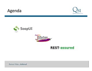 Business Value…Achieved
Agenda	
  
 