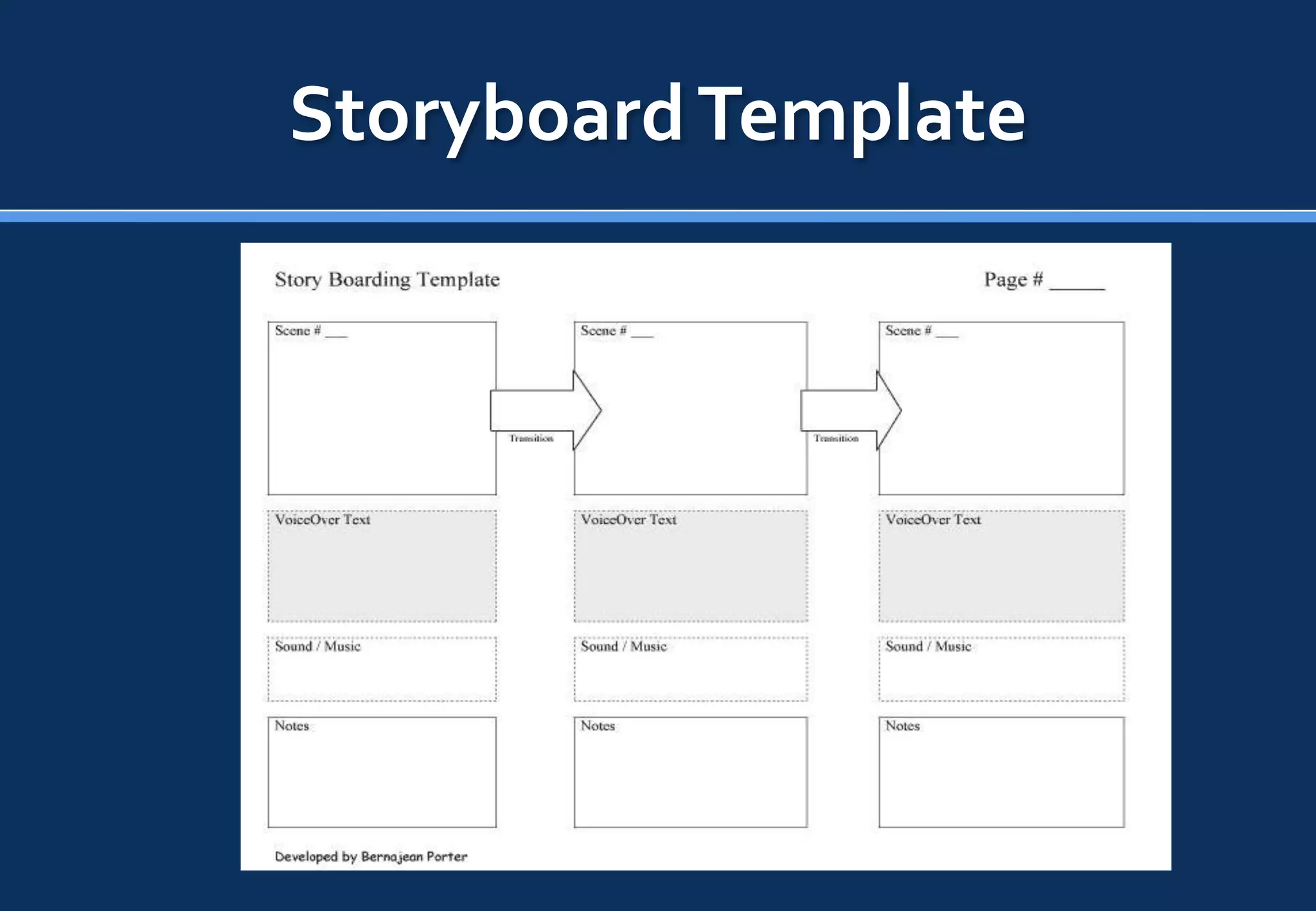 Storyboard Template
 