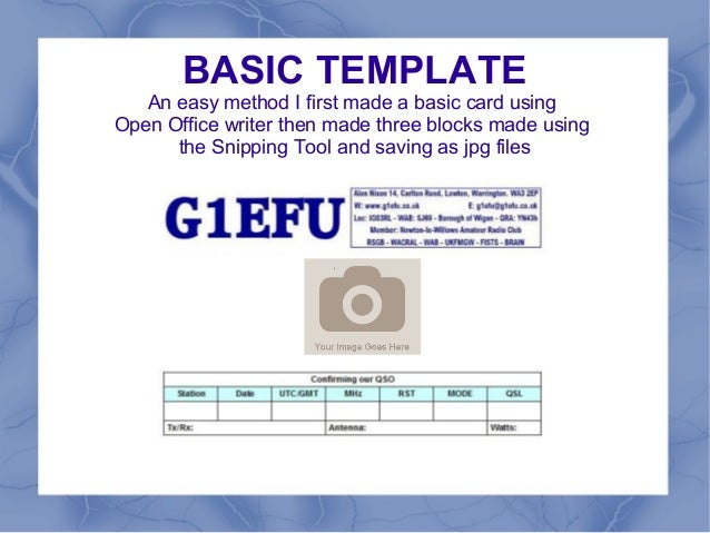 Qsl Card Maker