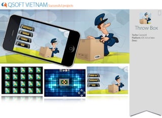 Qsoft Vietnam Portfolio Game Cocos2d development, Unity 3D
