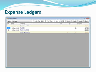 Expanse Ledgers
 