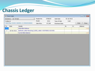 Chassis Ledger
 