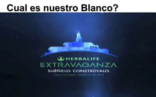 Cual es nuestro Blanco?
 