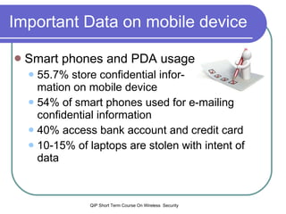 Infor Pda Wireless Device and Network level security | PPT