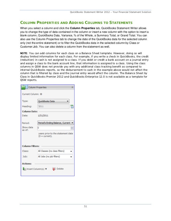 Financial statement writer software picture