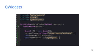 QWidgets
16
 