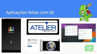 Aplicações feitas com Qt
28
 