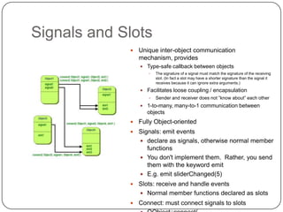 Qt Framework Events Signals Threads | PPT | Free Download