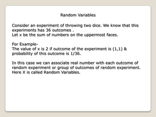 Qt random variables notes | PPTX | Digital Audio | Computer Software ...