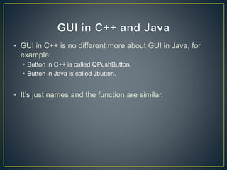 Introduction to Qt | PPTX