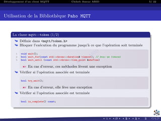 Développer un client MQTT simple en C++ avec la bibliothèque Paho MQTT ...