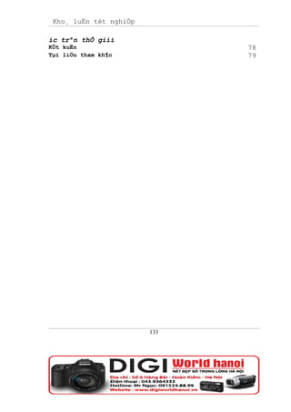 Kho¸ luËn tèt nghiÖp

íc trªn thÕ giíi
KÕt kuËn                      78
Tµi liÖu tham kh¶o            79




                        133
 