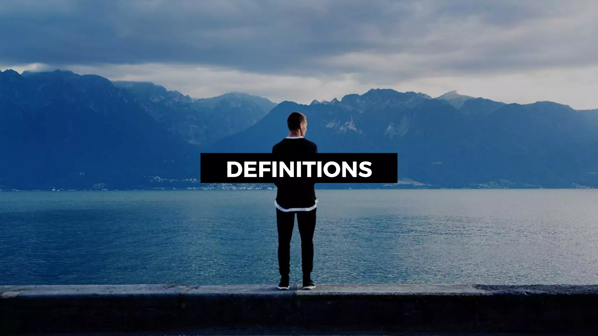 DEFINITIONS
 